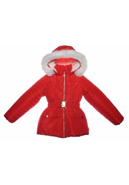 Garden baby зимняя красная куртка для девочки 105504-36/32